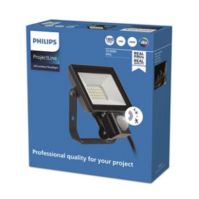 Philips LED Projectline Floodlight 20W 3000K Sensor