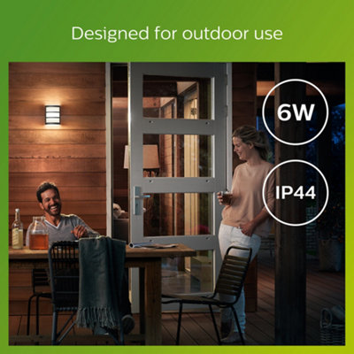 Philips LED Python Outdoor Wall Light Anthracite - 6