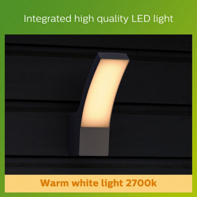 Philips LED Splay Wall Anthracite 12W 27K - 4