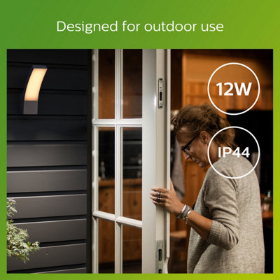 Philips LED Splay Wall Anthracite 12W 27K - 6