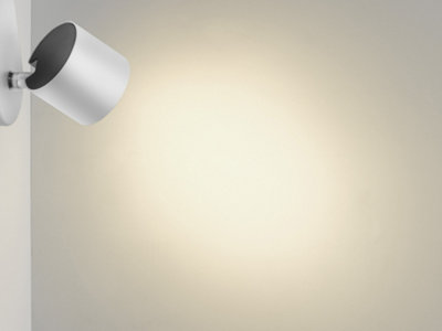 Philips LED Star Single Spot Wall Light White - 6