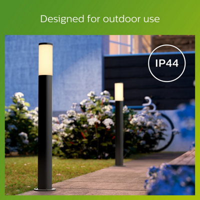 Philips LED Utrecht Outdoor Post Light Anthracite 1x20W - 6