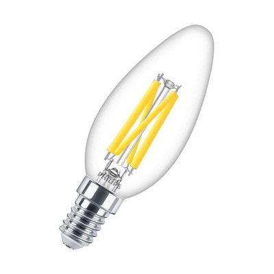 Philips Master LED DimTone Candle 5.9W E14 Dimmable Warm White Clear