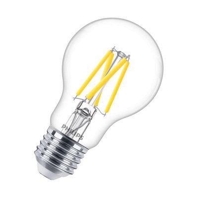 Philips Master LED DimTone GLS 3.4W E27 Dimmable Warm White Clear