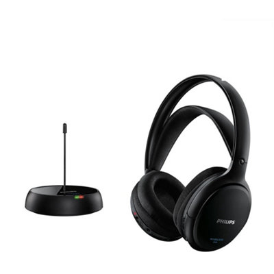 Philips RF-SHC5200 Black Wireless Hi-Fi Over-Ear Rechargeable Headphone Includes Free Gift