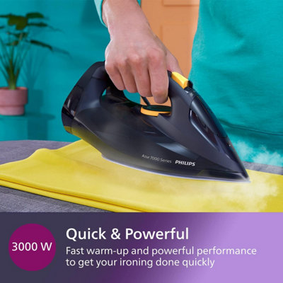 7000 Series HV Steam Iron in Blue/Yellow DST7060/20