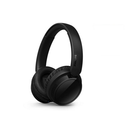 Philips TAH5209 Black Over-ear Wireless BT Headphones Passive Noise Isolation Includes Free Gift