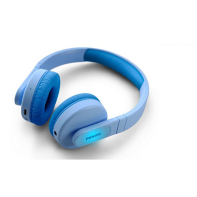 Philips TAK4206 Blue Kids Wireless Bluetooth On-ear Headphones Includes Free Gift
