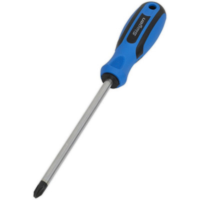 Phillips 3 x 150mm Screwdriver with Soft Grip Handle - Chrome Vanadium Shaft