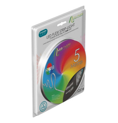 Phoebe 5m LED Strip Light RGB Colour Changing With Remote