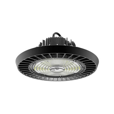 Phoebe LED 3-hr Emergency High Bay 150W Dimmable Keto IP65 Cool White Black IK10