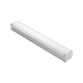 Phoebe LED 4ft Batten 40W Oracle High Output Tri-Colour CCT Diffused White 3-Hour Emergency