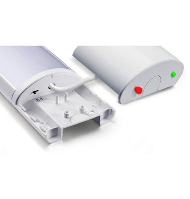 Phoebe LED 5ft Linear 60W Photius Emergency Tri-Colour Select White IP42