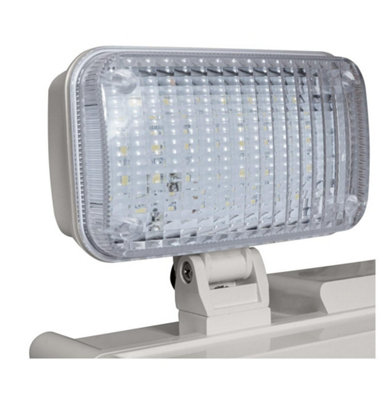 Phoebe LED Emergency Twin Spot 2.3W Krios Daylight