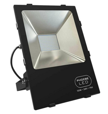 Phoebe LED Floodlight 150W Atlas Daylight Black IP65