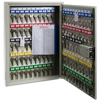 Phoenix 100 Hook Extra Security Key Cabinet KC0072E with Electronic Lock
