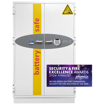 Phoenix Battery Commander BS1934E Size 4 Battery Storage & Charging Safe with Electronic Lock