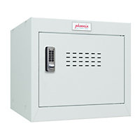 Phoenix CL0344GGE Size 1 Light Grey Cube Locker with Electronic Lock