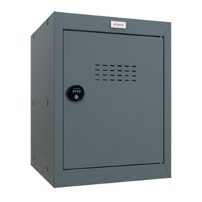 Phoenix CL0544AAC Size 2 Grey Cube Locker with Combination Lock