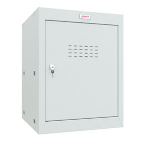 Phoenix CL0544GGK Size 2 Light Grey Cube Locker with Key Lock
