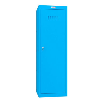 Phoenix CL1244BBK Size 4 Blue Cube Locker with Key Lock