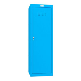 Phoenix CL1244BBK Size 4 Blue Cube Locker with Key Lock