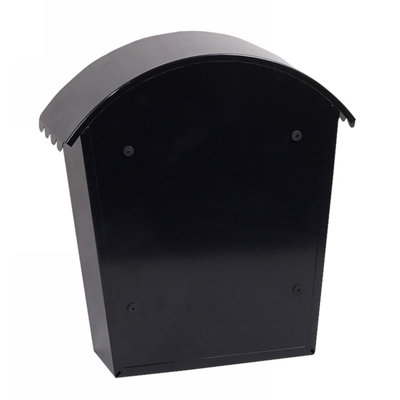 Phoenix Clasico Front Loading Letter Box MB0117KB in Black with Key Lock - 5