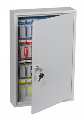 Phoenix Commercial Key Cabinet KC0600K 64 Hook with Key Lock.