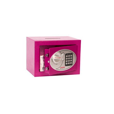 Phoenix Compact Home Office SS0721EPD Pink Security Safe with Electronic Lock