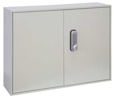 Phoenix Deep Plus & Padlock Key Cabinet KC0503M 50 Hook with Mechanical ...
