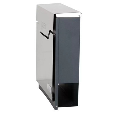 Phoenix Estilo MB0123KS Top Loading Letter Box Stainless Steel, Wall ...