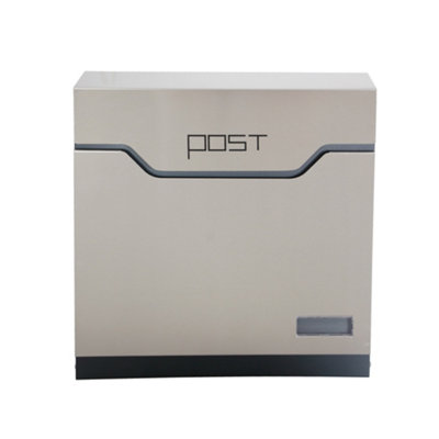 Phoenix Estilo Top Loading Letter Box MB0123KS in Stainless Steel with Key Lock. FREE DELIVERY