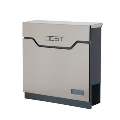 Phoenix Estilo Top Loading Letter Box MB0123KS in Stainless Steel with Key Lock. FREE DELIVERY - 3