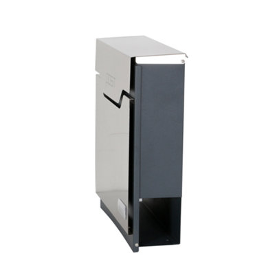Phoenix Estilo Top Loading Letter Box MB0123KS in Stainless Steel with Key Lock. FREE DELIVERY - 7