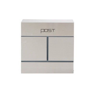 Phoenix Estilo Top Loading Letter Box MB0124KS in Stainless Steel with Key Lock. FREE DELIVERY