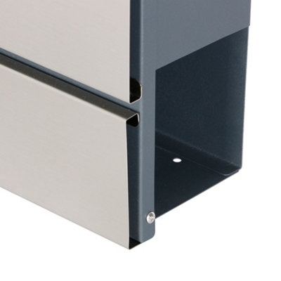 Phoenix Estilo Top Loading Letter Box MB0124KS in Stainless Steel with Key Lock. FREE DELIVERY - 4