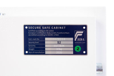 Phoenix Fortress SS1180K Size 3 S2 Security Safe with Key Lock.