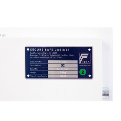 Phoenix Fortress SS1180K Size 4 S2 Security Safe with Key Lock.