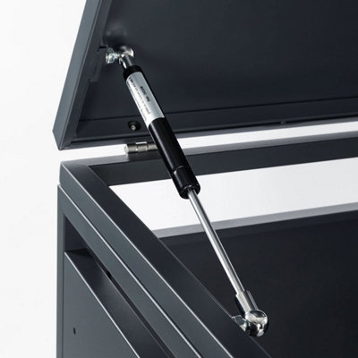 Phoenix GB1168AAK Anthracite Single Wheelie Bin Store / Bin Storage - 6