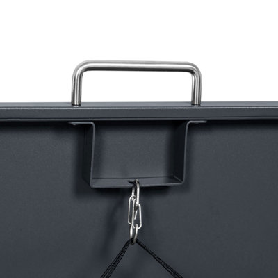 Phoenix GB1168AAK Anthracite Single Wheelie Bin Store / Bin Storage - 8