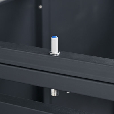 Phoenix GB1168AAK Anthracite Single Wheelie Bin Store / Bin Storage - 9