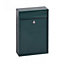 Phoenix Letra Front Loading Letter Box MB0116KG in Green with Key Lock
