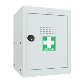 Phoenix MC0544GGC Size 2 Light Grey Medical Cube Locker with Combination Lock