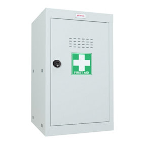 Phoenix MC0644GGC Size 3 Light Grey Medical Cube Locker with Combination Lock