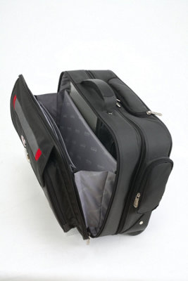 Phoenix SC0084C Venice 17 inch Laptop Security Case with Telescopic handle and Smooth Running Wheels