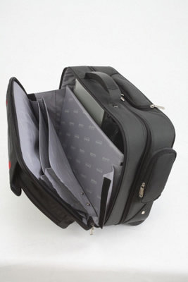 Phoenix SC0084C Venice 17 inch Laptop Security Case with Telescopic handle and Smooth Running Wheels