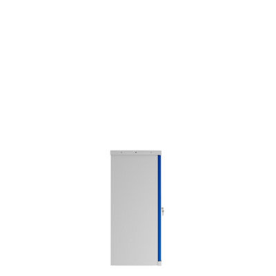 Phoenix SCL Series SCL0891GBE 2 Door 1 Shelf Steel Storage Cupboard Grey Body & Blue Doors with Electronic Lock - 4
