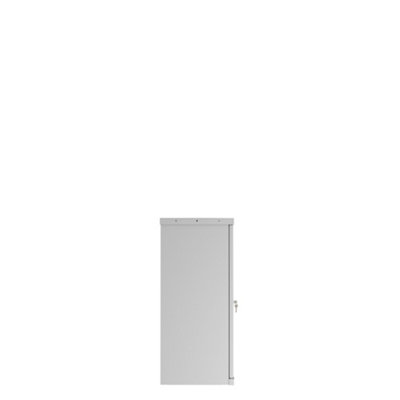 Phoenix SCL Series SCL0891GGE 2 Door 1 Shelf Steel Storage Cupboard in Grey with Electronic Lock - 4