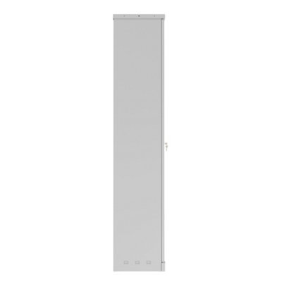 Phoenix SCL Series SCL1891GGK 2 Door 4 Shelf Steel Storage Cupboard in Grey with Key Lock - 4