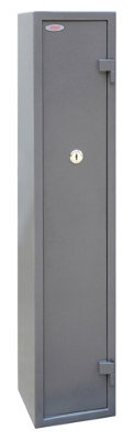 Phoenix Tucana GS8016K 5 Gun Safe with Internal Ammo Box and Key Lock.